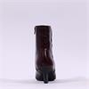Wonders Flexfit High Heel Ankle Boot - Burgundy Leather